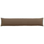 Cuscini da Divano 2 pcs Marrone 200 x 40 cm Tessuto