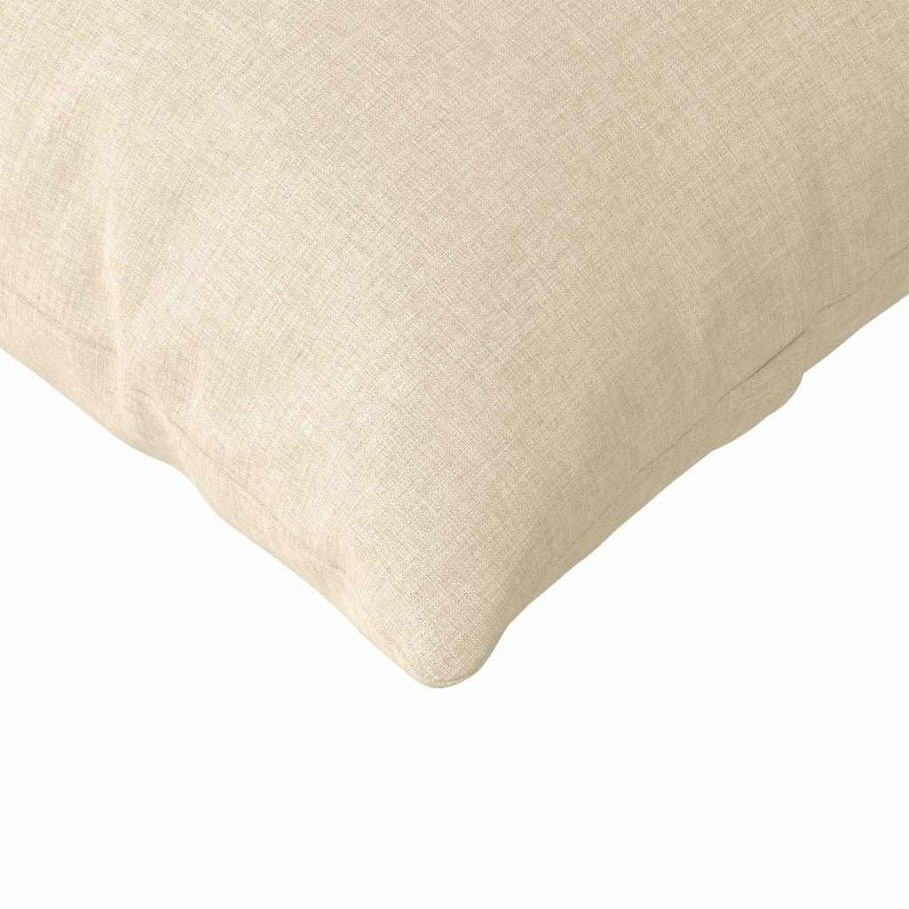 Cuscini da Divano 2 pcs Crema 200 x 40 cm Tessuto