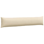 Cuscini da Divano 2 pcs Crema 200 x 40 cm Tessuto