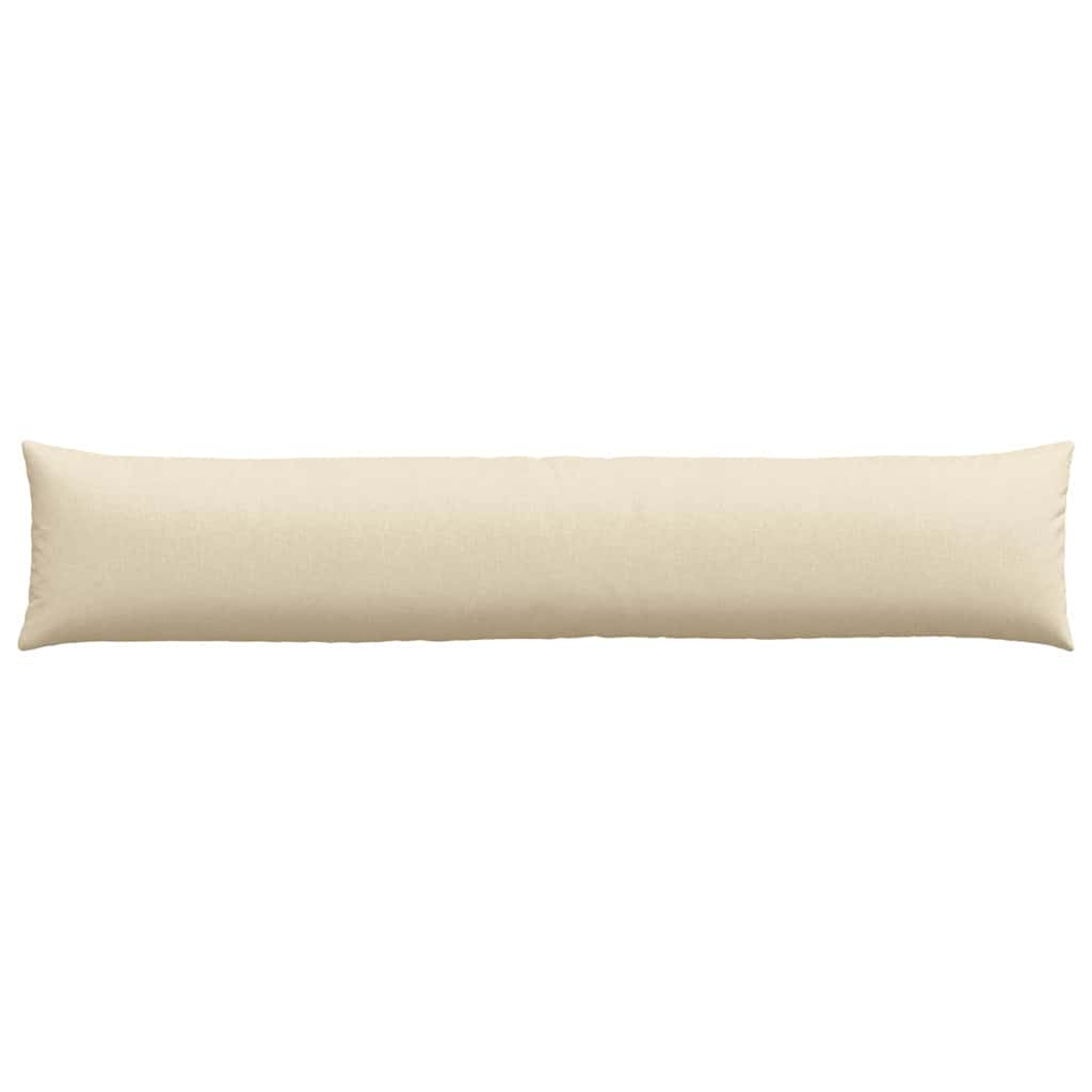 Cuscini da Divano 2 pcs Crema 200 x 40 cm Tessuto