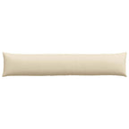 Cuscini da Divano 2 pcs Crema 200 x 40 cm Tessuto