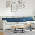Cuscini da Divano 2 pcs Blu 200 x 40 cm Tessuto