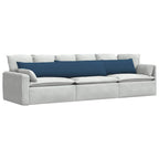 Cuscini da Divano 2 pcs Blu 200 x 40 cm Tessuto
