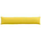 Cuscini da Divano 2 pcs Giallo Chiaro 200 x 40 cm Tessuto