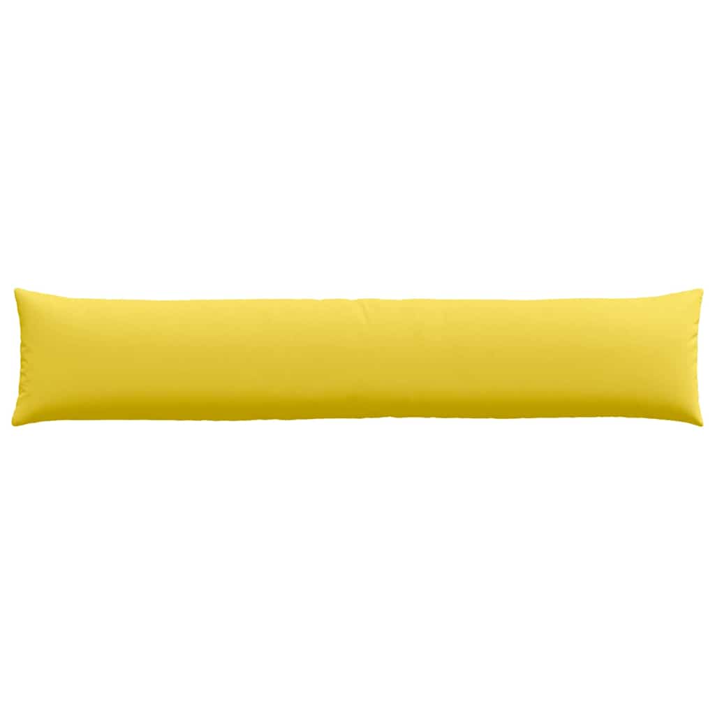 Cuscini da Divano 2 pcs Giallo Chiaro 200 x 40 cm Tessuto