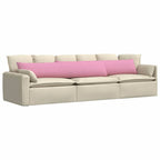 Cuscini da Divano 2 pcs Rosa 200 x 40 cm Tessuto