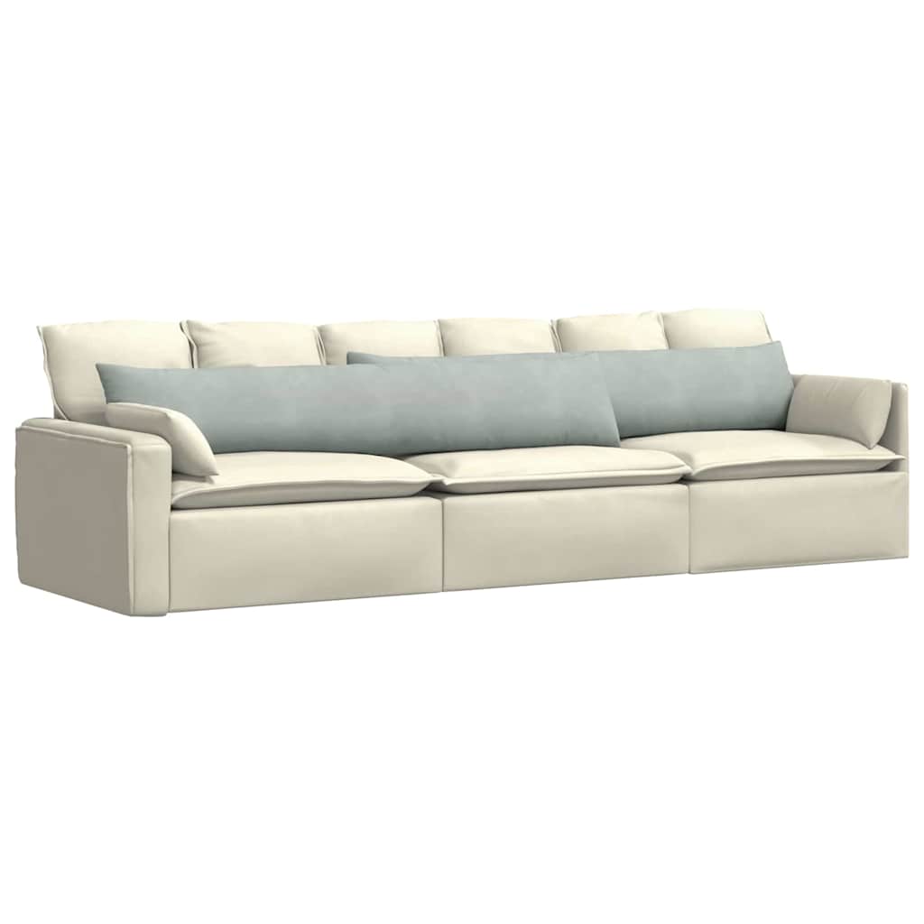 Cuscini da Divano 2 pcs Grigio chiaro 200 x 40 cm