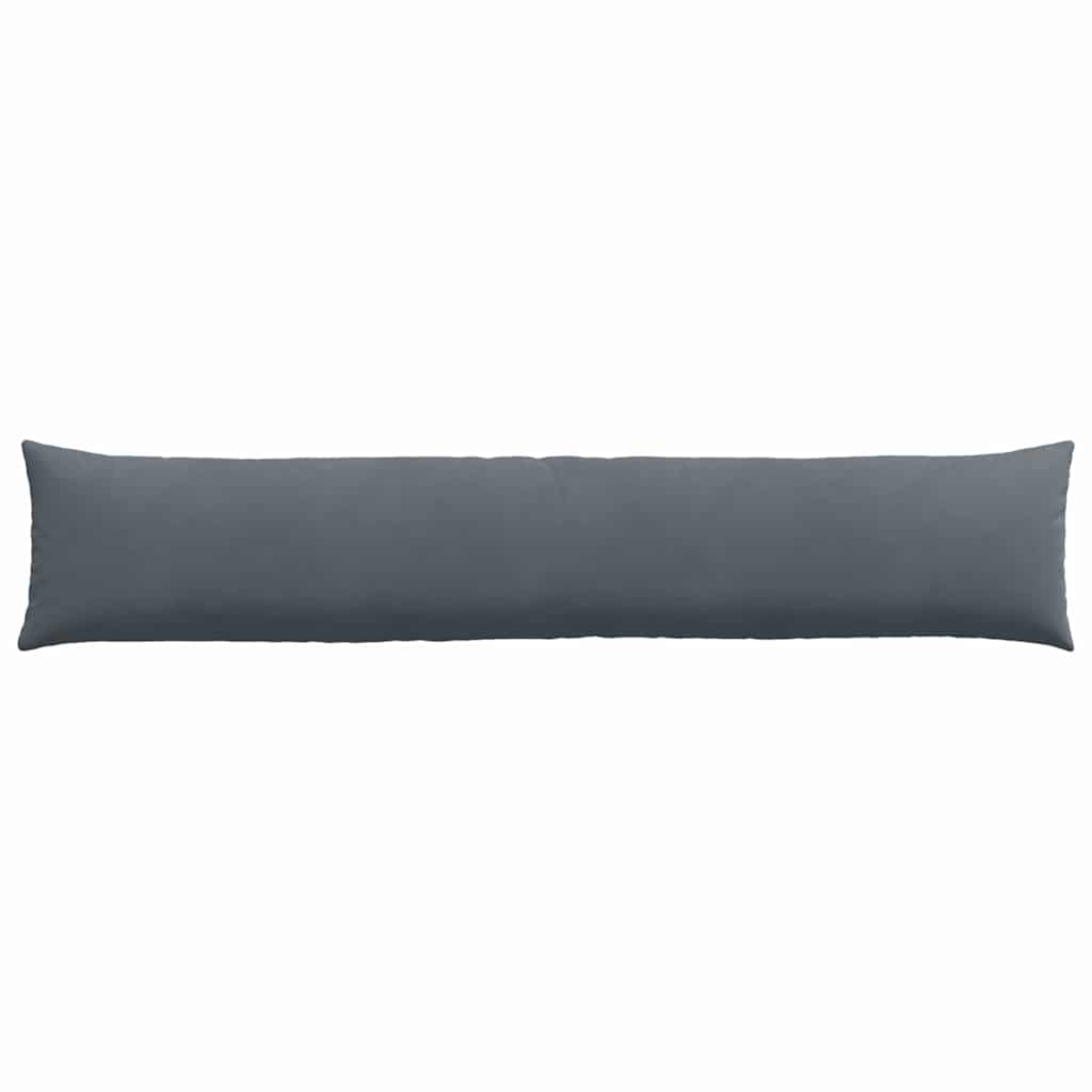 Cuscini da Divano 2 pcs Grigio scuro 200 x 40 cm