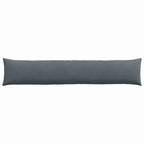 Cuscini da Divano 2 pcs Grigio scuro 200 x 40 cm