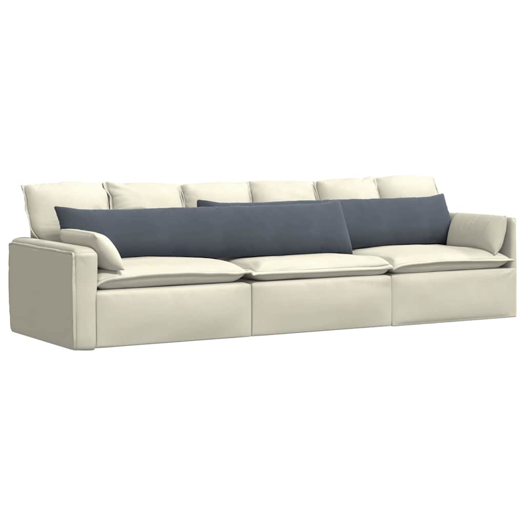 Cuscini da Divano 2 pcs Grigio scuro 200 x 40 cm