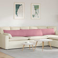 Cuscini da Divano 2 pcs Rosa 200 x 40 cm Tessuto in Cords