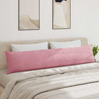 Cuscini da Divano 2 pcs Rosa 200 x 40 cm Tessuto in Cords