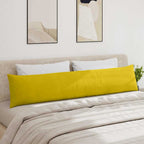 Cuscini da Divano 2 pcs Giallo 200 x 40 cm Tessuto in Cords