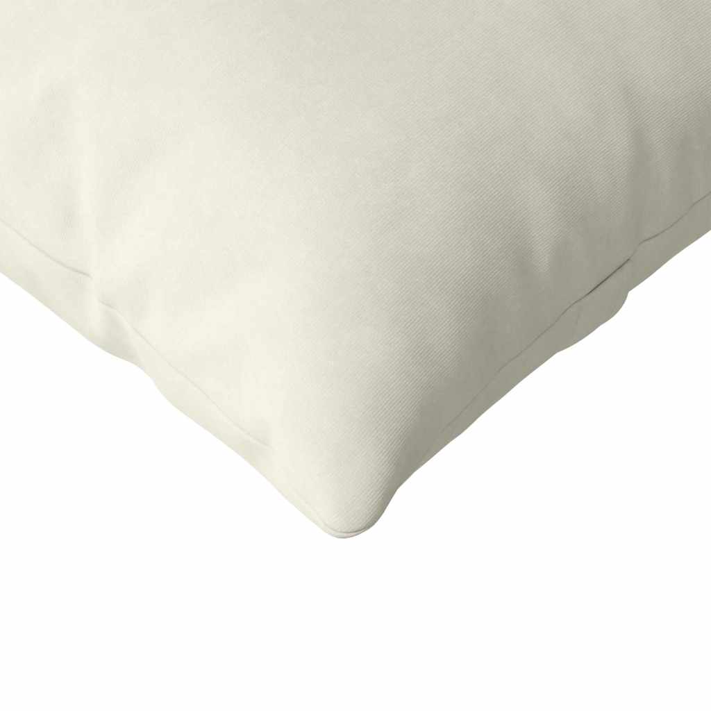 Cuscini da Divano 2 pcs Crema 200 x 40 cm Tessuto in Cords