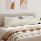 Cuscini da Divano 2 pcs Crema 200 x 40 cm Tessuto in Cords