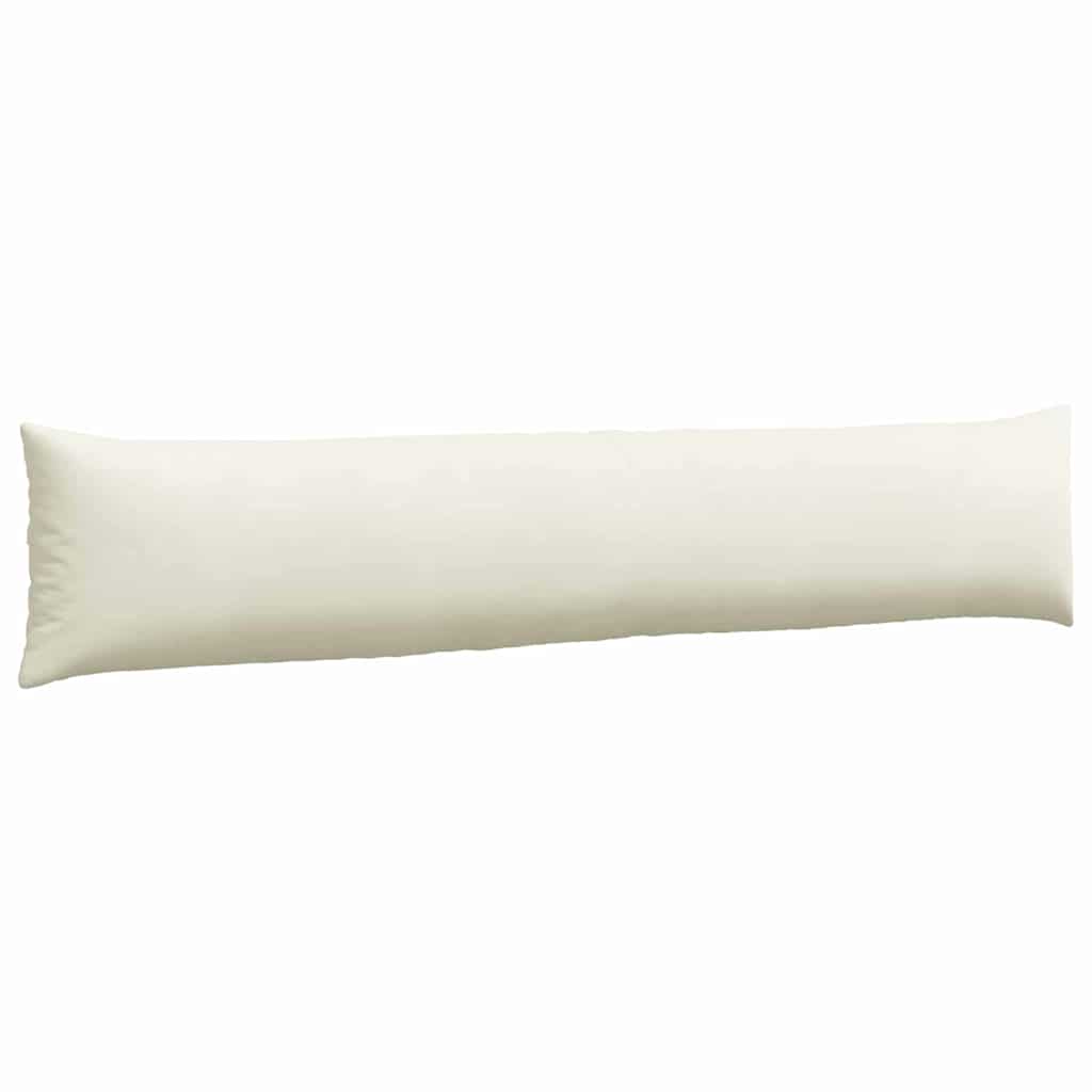 Cuscini da Divano 2 pcs Crema 200 x 40 cm Tessuto in Cords