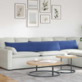 Cuscini da Divano 2 pcs Blu Polizia 200 x 40 cm