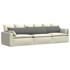 Cuscini da Divano 2 pcs Grigio scuro 200 x 40 cm Tessuto