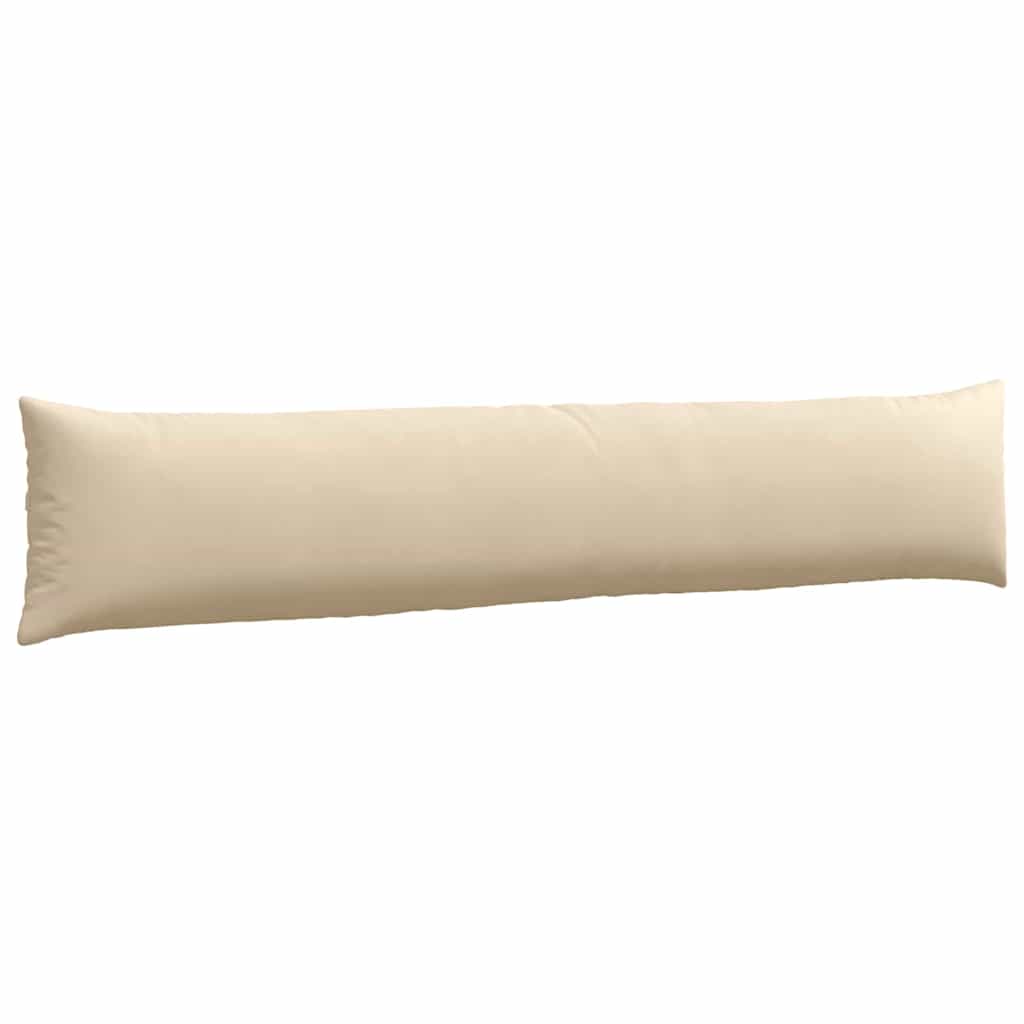 Cuscini da Divano 2 pcs Crema 200 x 40 cm Tessuto