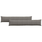 Cuscini da Divano 2 pcs Grigio chiaro 200 x 40 cm