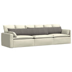 Cuscini da Divano 2 pcs Grigio chiaro 200 x 40 cm