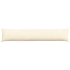 Cuscini da Divano 2 pcs Crema 200 x 40 cm Tessuto in Cords