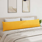 Cuscini da Divano 2 pcs Giallo Chiaro 200 x 40 cm