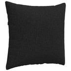 Cuscini da Divano 2 pcs Nero 45 x 45 cm Tessuto