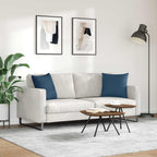 Cuscini da Divano 2 pcs Blu 45 x 45 cm Tessuto