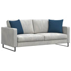 Cuscini da Divano 2 pcs Blu 45 x 45 cm Tessuto