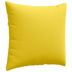 Cuscini da Divano 2 pcs Giallo Chiaro 45 x 45 cm Tessuto