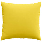 Cuscini da Divano 2 pcs Giallo Chiaro 45 x 45 cm Tessuto