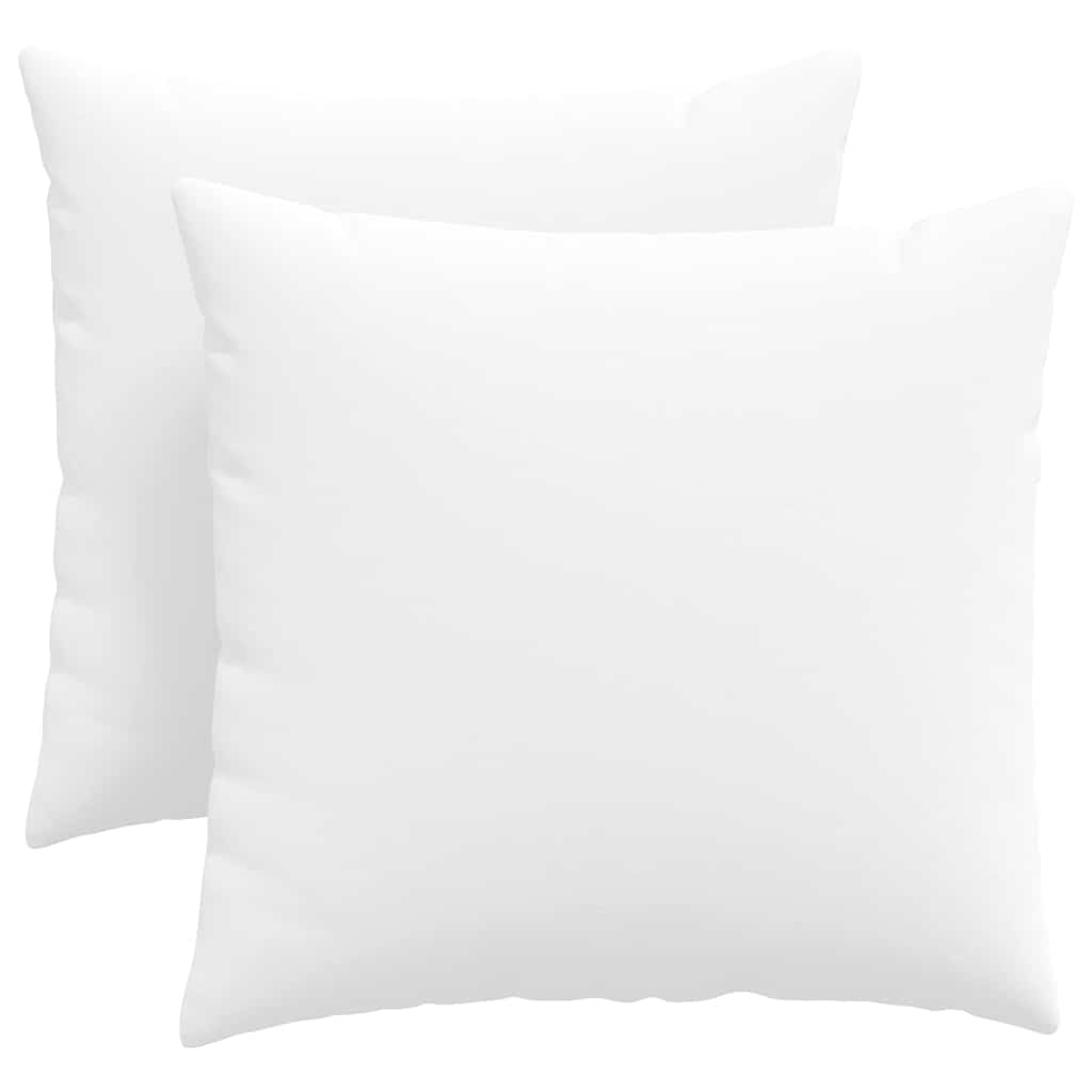 Cuscini da Divano 2 pcs Bianco 45 x 45 cm Tessuto