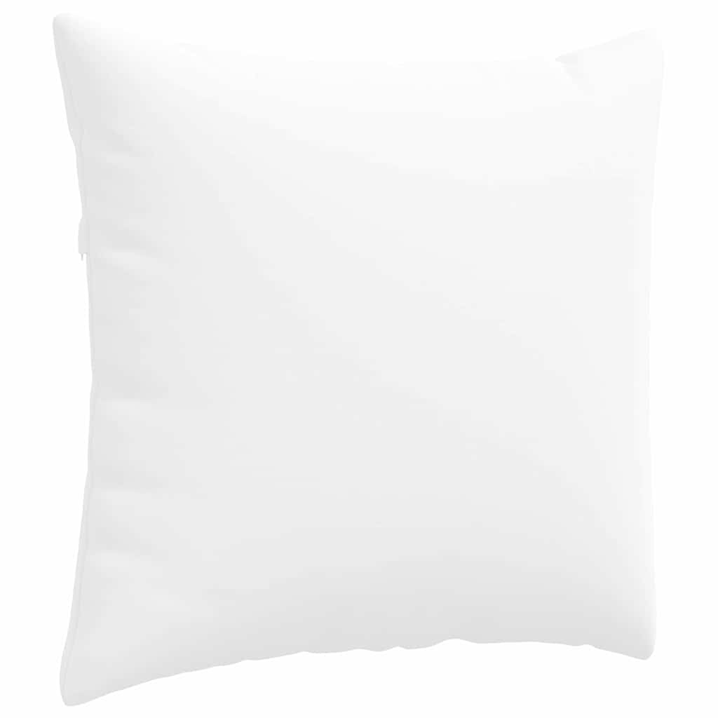 Cuscini da Divano 2 pcs Bianco 45 x 45 cm Tessuto
