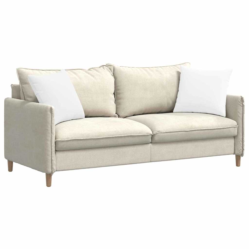 Cuscini da Divano 2 pcs Bianco 45 x 45 cm Tessuto