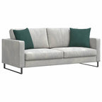 Cuscini da Divano 2 pcs Verde Scuro 45 x 45 cm Tessuto in Cords