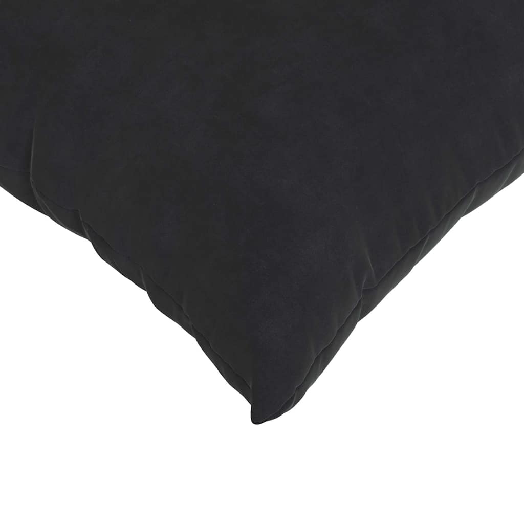 Cuscini da Divano 2 pcs Nero 45 x 45 cm Tessuto in Cords
