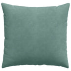 Cuscini da Divano 2 pcs Verde Mare 45 x 45 cm Tessuto in Cords
