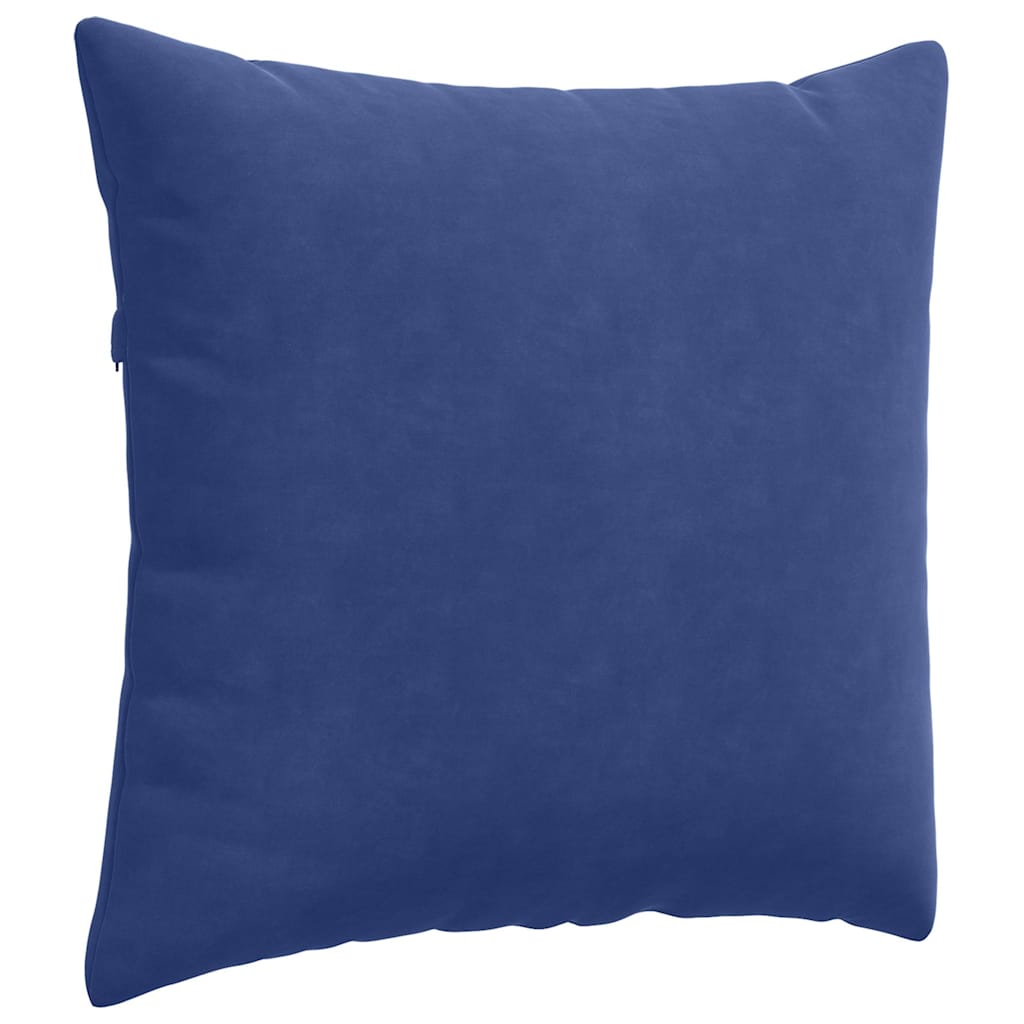 Cuscini da Divano 2 pcs Blu Polizia 45 x 45 cm Tessuto in Cords