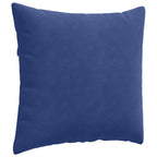 Cuscini da Divano 2 pcs Blu Polizia 45 x 45 cm Tessuto in Cords