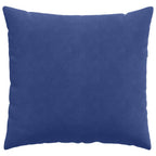 Cuscini da Divano 2 pcs Blu Polizia 45 x 45 cm Tessuto in Cords