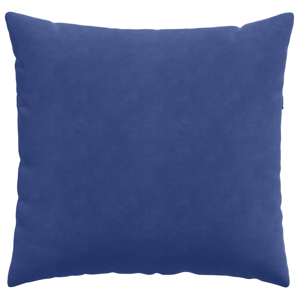 Cuscini da Divano 2 pcs Blu Polizia 45 x 45 cm Tessuto in Cords