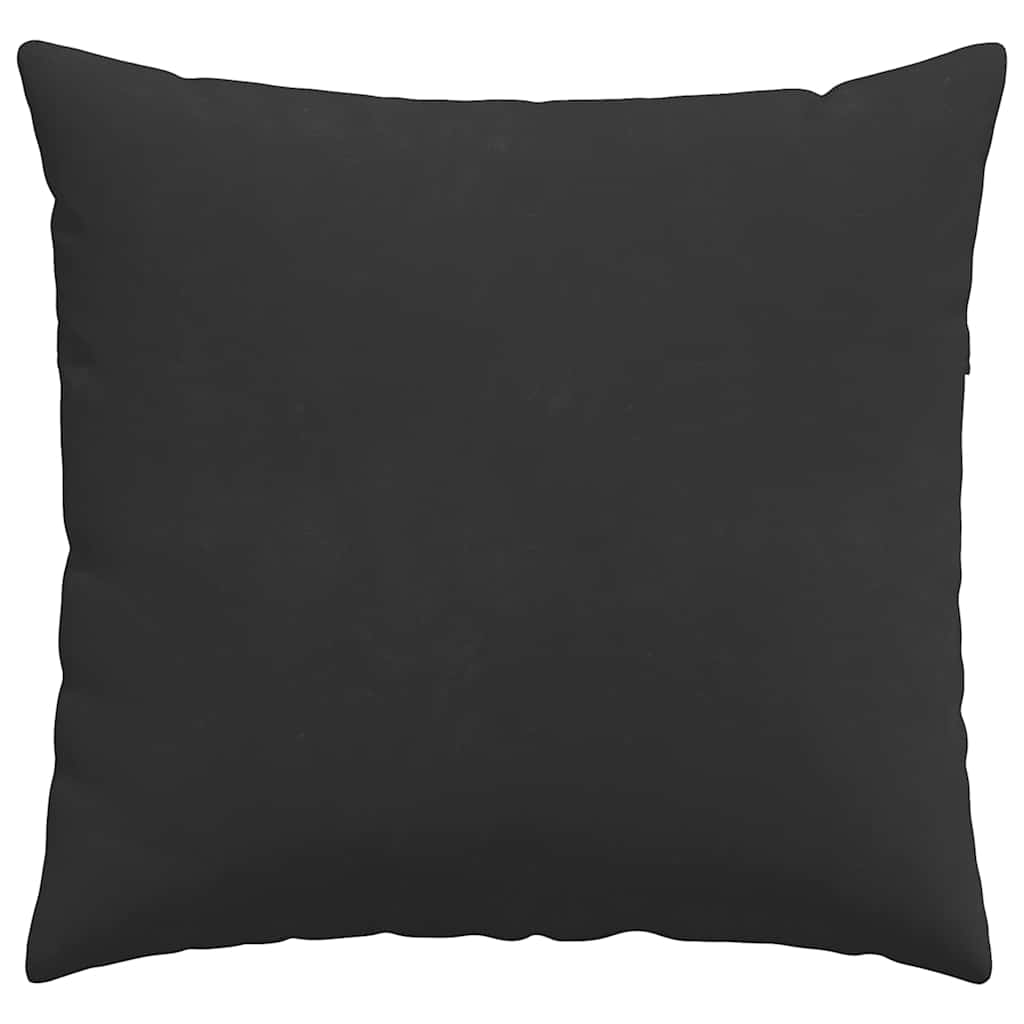 Cuscini da Divano 2 pcs Nero 45 x 45 cm Tessuto