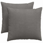 Cuscini da Divano 2 pcs Grigio chiaro 45 x 45 cm