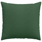 Cuscini da Divano 2 pcs Verde Scuro 45 x 45 cm Tessuto in Cords
