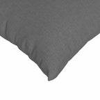 Cuscini da Divano 2 pcs Grigio scuro 50 x 50 cm Tessuto