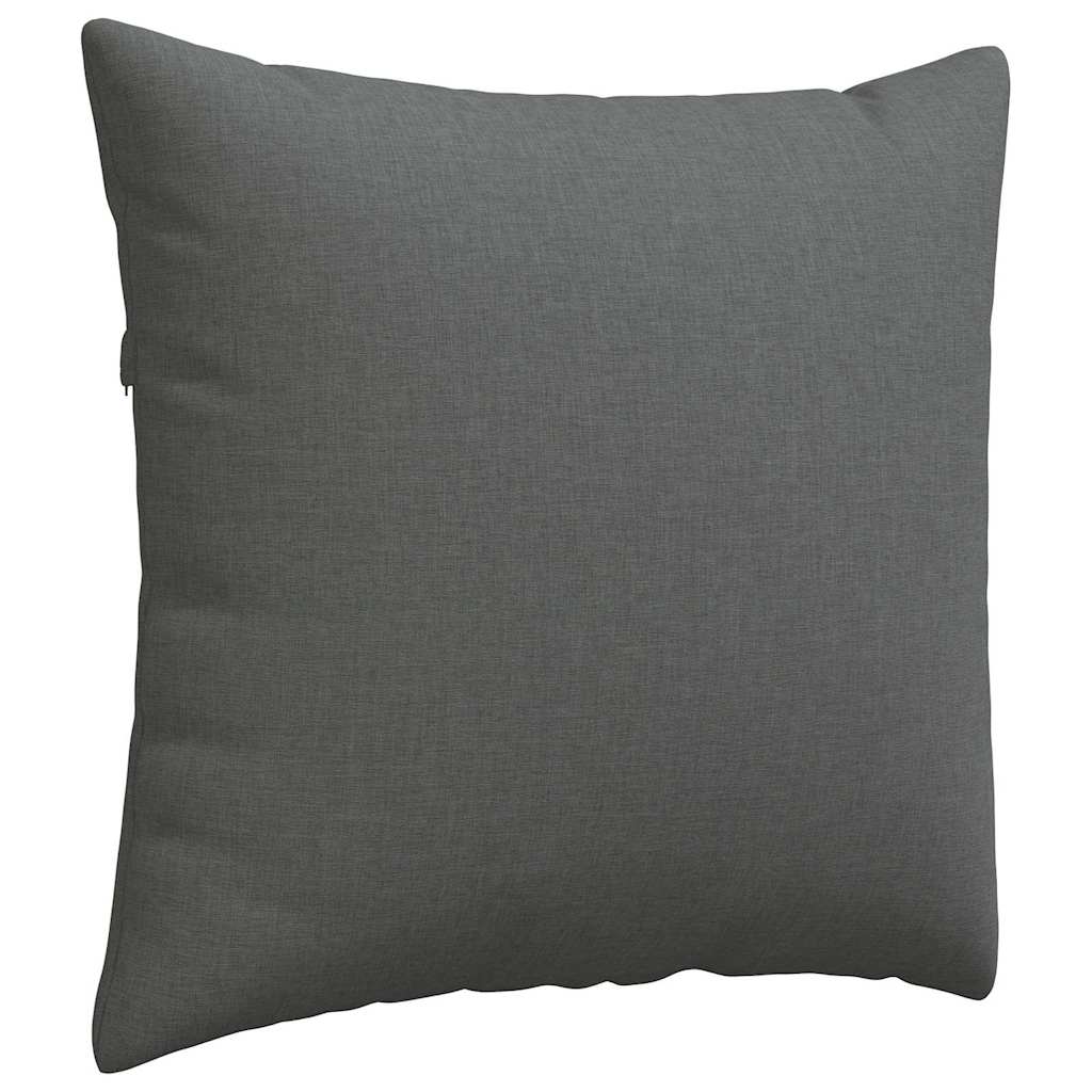 Cuscini da Divano 2 pcs Grigio scuro 50 x 50 cm Tessuto