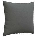 Cuscini da Divano 2 pcs Grigio scuro 50 x 50 cm Tessuto
