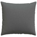 Cuscini da Divano 2 pcs Grigio scuro 50 x 50 cm Tessuto