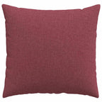 Cuscini da Divano 2 pcs Rosso Vino 50 x 50 cm Tessuto